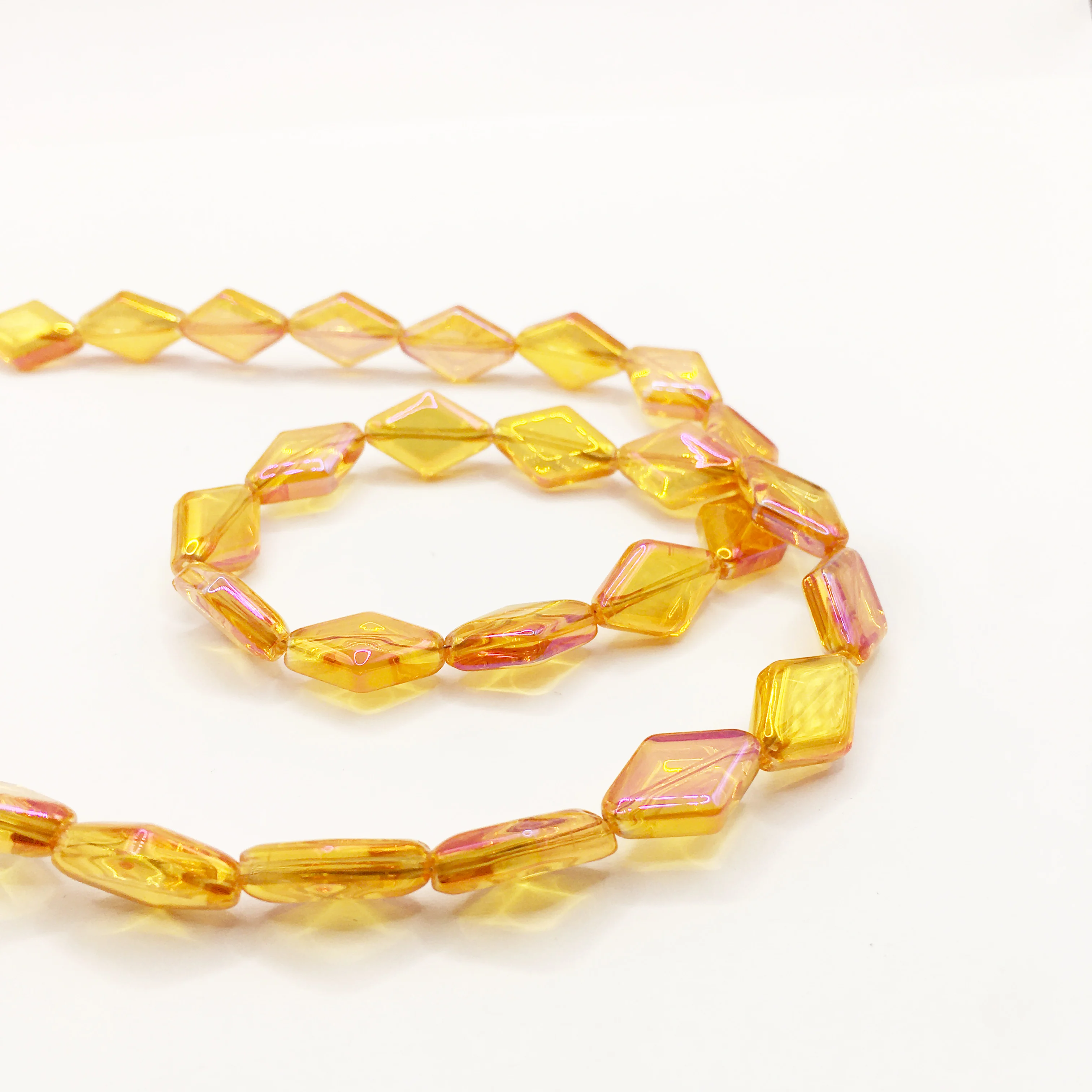 10ШТ 11X15 мм двухконечный кристалл стеклянная бусина DIY ювелирные изделия серьги ожерелье браслет украшения для ногтей аксессуары