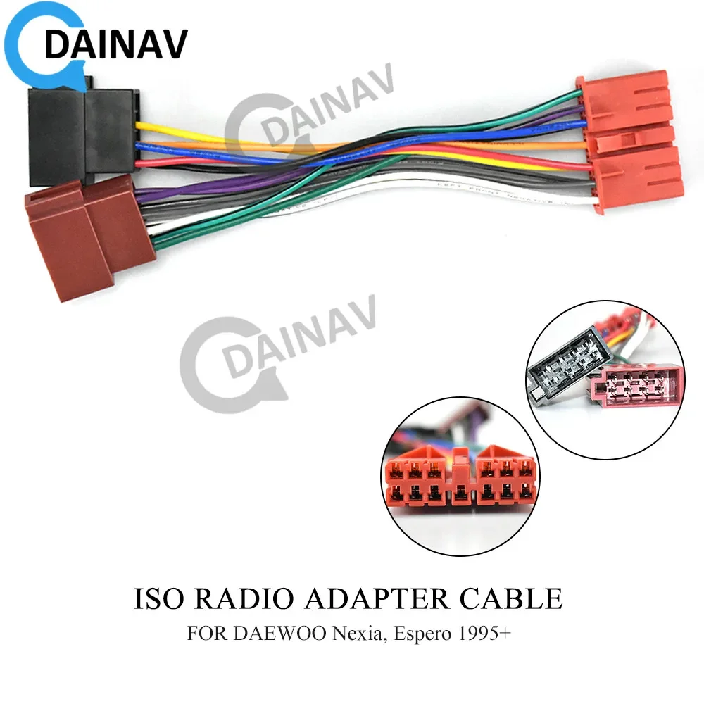 12-137 ISO Радиоадаптер для DAEWOO Nexia, Espero 1995 + Разъем жгута проводов, кабельная вилка для ткацкого станка