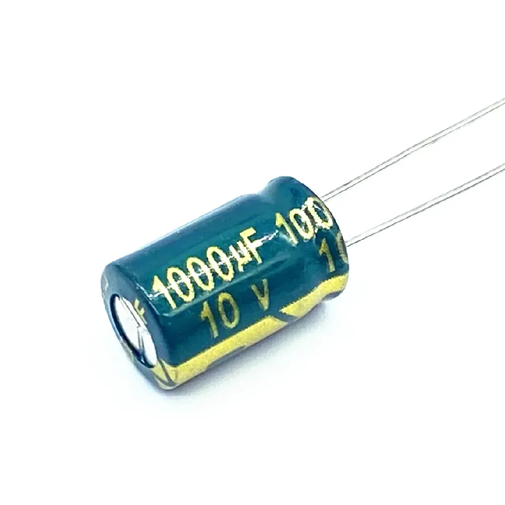 20 шт./лот 10 В 1000 МКФ Низкоомный высокочастотный алюминиевый электролитический конденсатор размером 8X10 1000 МКФ 10 В 1000 мкф 20%