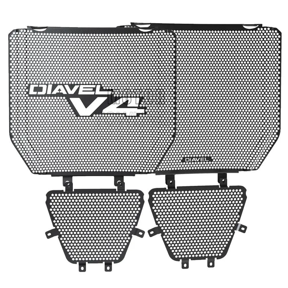 2023 2024 Мотоцикл DIAVEL V4 Алюминиевая Защитная Решетка Радиатора И Комплект Защиты Масляного Радиатора Protector Protection Для Ducati Diavel V4