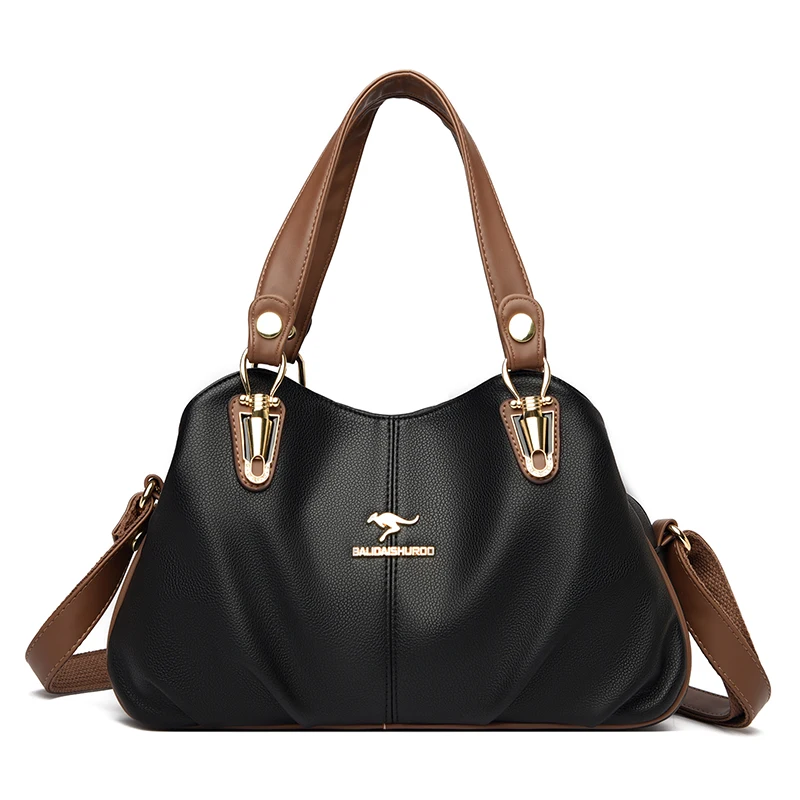 2023 Новые Роскошные сумки из мягкой кожи, дизайнерские ретро-сумки через плечо для женщин, женская сумка-мессенджер большой емкости, сумка-мешок