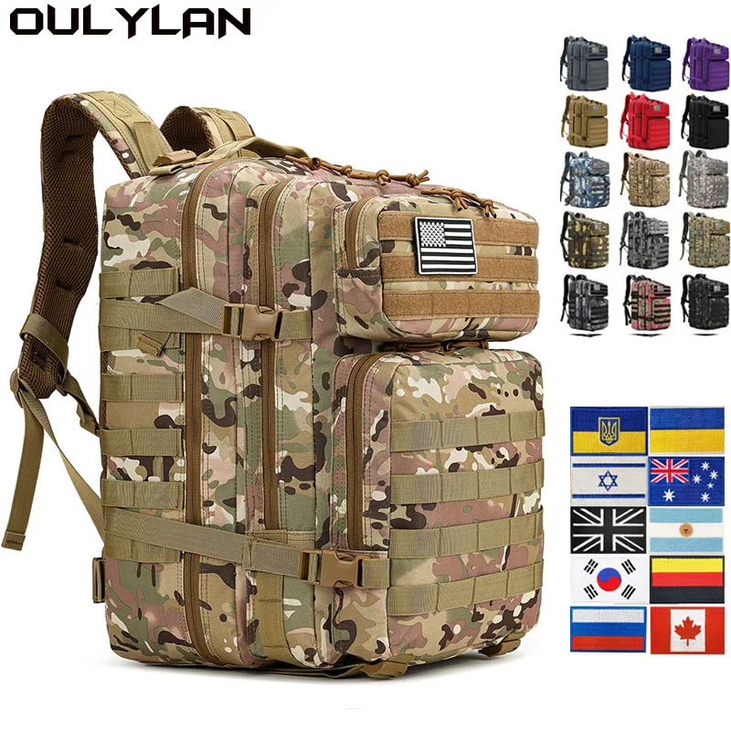 30Л или 50Л Военно-тактический рюкзак для мужчин и женщин, водонепроницаемые сумки, спортивные рюкзаки для активного отдыха, Треккинг, охота, пеший туризм, кемпинг