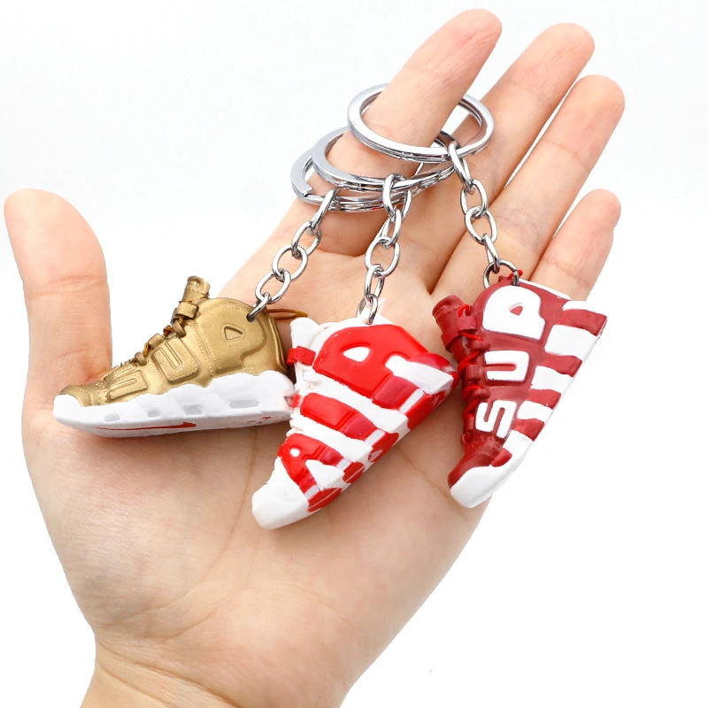 3D Новые креативные кроссовки mini red blue air брелок-подвеска мужская модель ключей от машины creative ins модные украшения брелок-подвеска