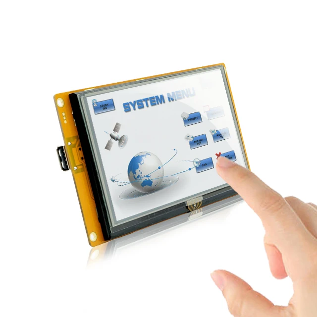 4,3-10,1-дюймовый Модуль Smart HMI Serial TFT Touch Screen Display с Бесплатным Программным обеспечением + Интерфейс RS232/RS422/RS485/TTL для ESP32