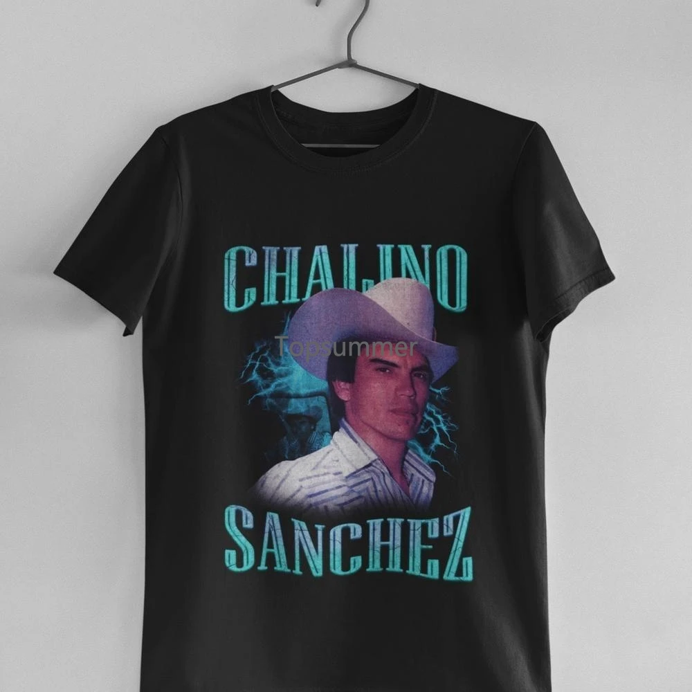 Chalino Sanchez Винтажная Футболка 90-х в стиле Хип-Хоп Рэп, Уличная Одежда Hypebeast Tour, Футболка Унисекс, Повседневная Винтажная Футболка, Размер S Xxl