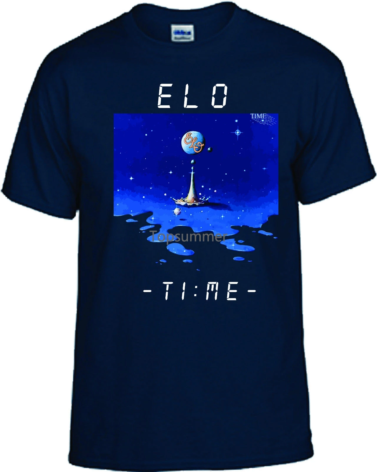 Elo Time С круглым вырезом и коротким рукавом, хлопковые футболки разных цветов, мужские футболки с принтом, забавные футболки с коротким рукавом