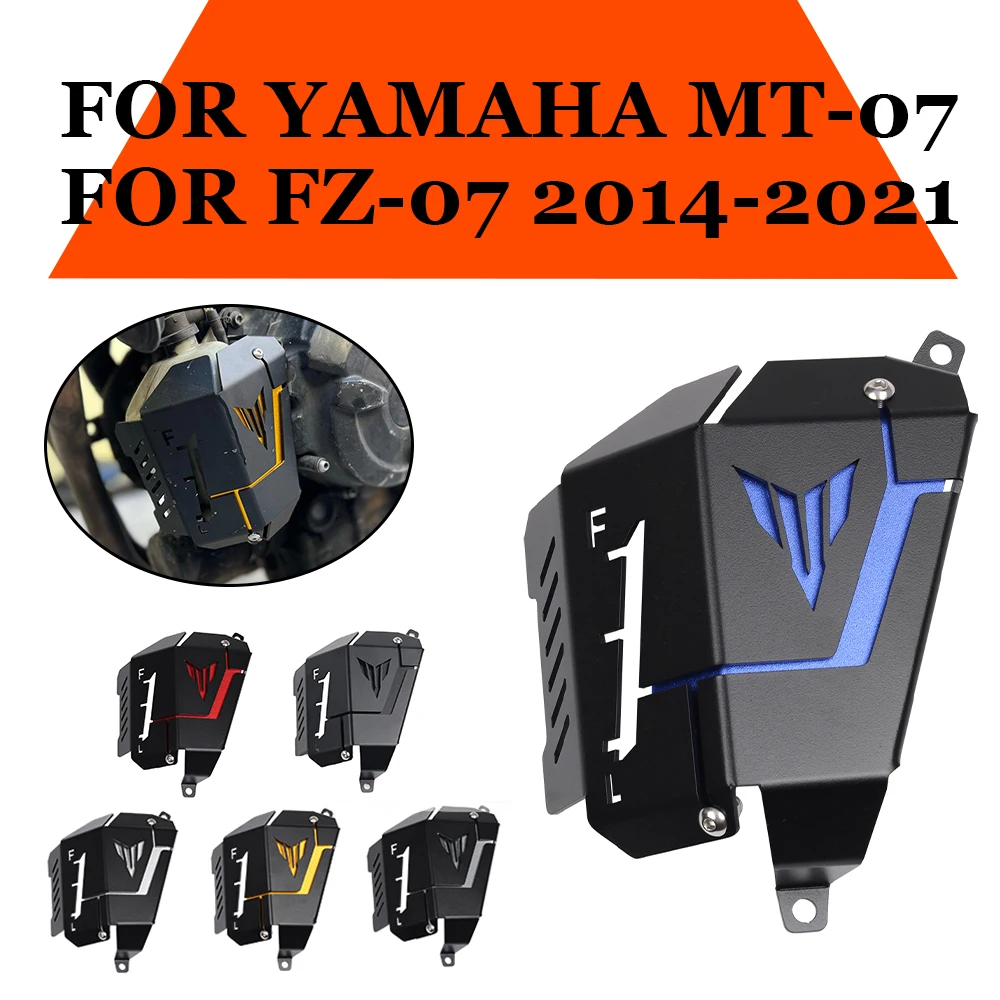 MT07 FZ07 Защитная Крышка Бака для восстановления охлаждающей жидкости Подходит Для Yamaha MT-07 FZ-07 MT 07 FZ 07 2014 2015 2016 2017 2018 2019 2020 2021