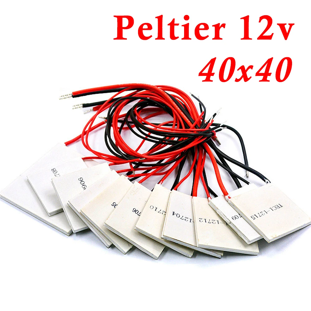 TEC1-12706 12704 12705 12708 12709 12710 12712 12715 Термоэлектрический охладитель Peltier 40*40 мм 12V модуль Peltier Elemente