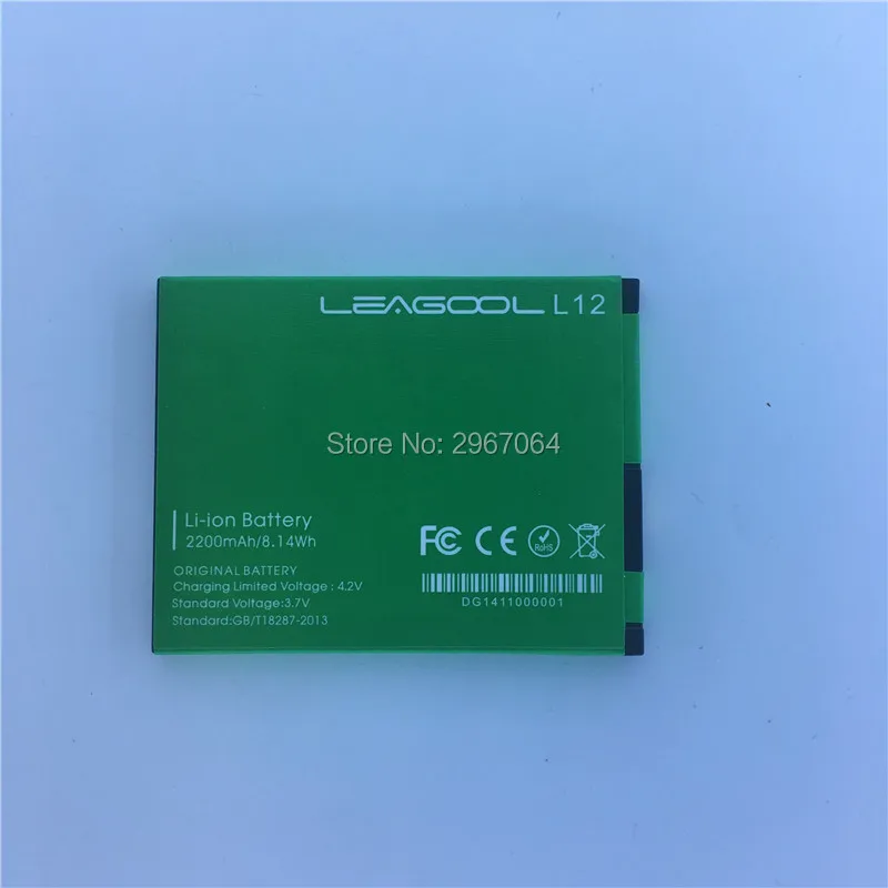 YCOOLY для аккумулятора LEAGOO L12 2200 мАч Оригинальный аккумулятор высокой емкости для аккумулятора телефона LEAGOO