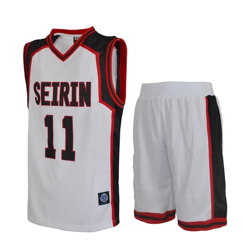 Аниме Kuroko no Basket Basuke Косплей Униформа SEIRIN Basketball 10 11 Комплект из джерси Kagami Taiga, спортивная одежда, Футболка, Шорты, костюм