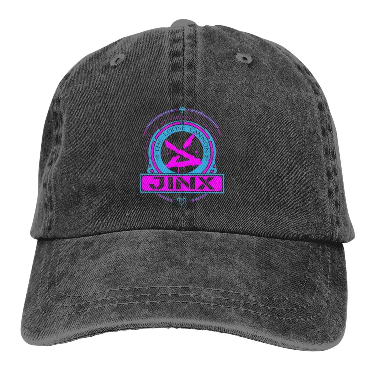 Бейсболки JINX с козырьком Arcane League of Legends, Солнцезащитные кепки для мужчин и женщин