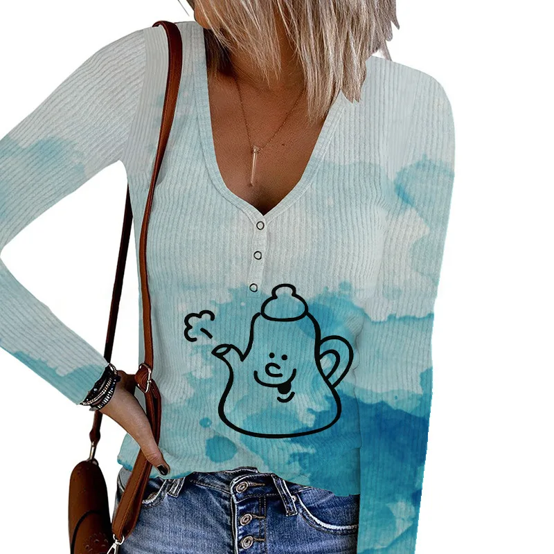 Весенне-осенние винтажные топы Fairycore Y2K, футболки, эстетичная одежда в стиле ретро Гранж на пуговицах, однотонные повседневные тонкие женские рубашки 90-х годов