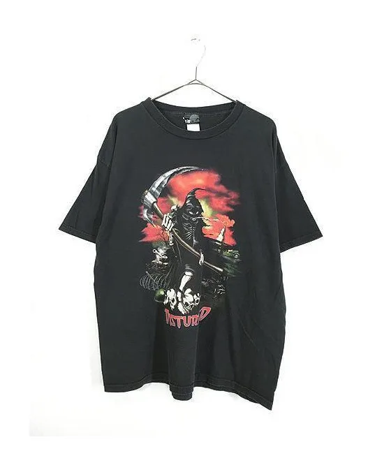 Винтажная футболка Disturbed Heavy Metal Rock Band, все размеры LB7318