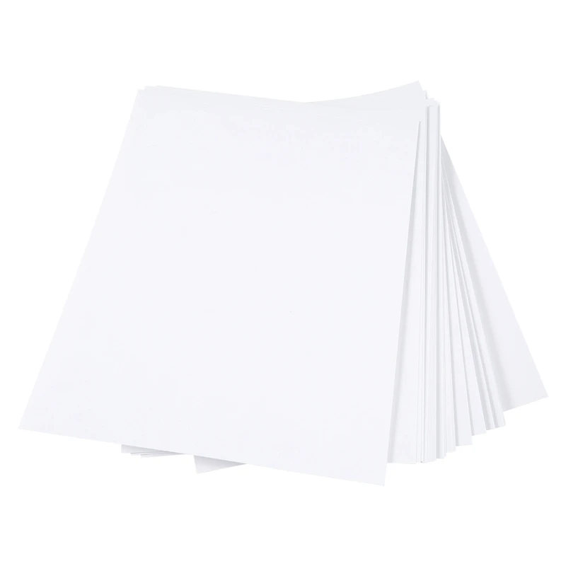 Высококачественная водонепроницаемая виниловая бумага для наклеек для струйной печати и принтеров 210x280 мм, 30 листов матовой белой бумаги для наклеек