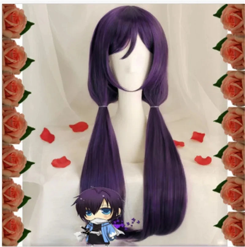 Высококачественное аниме LoveLive! Парики Love Live Nozomi Tojo на Хэллоуин, синтетические волосы, длинный фиолетовый костюм для косплея, парик