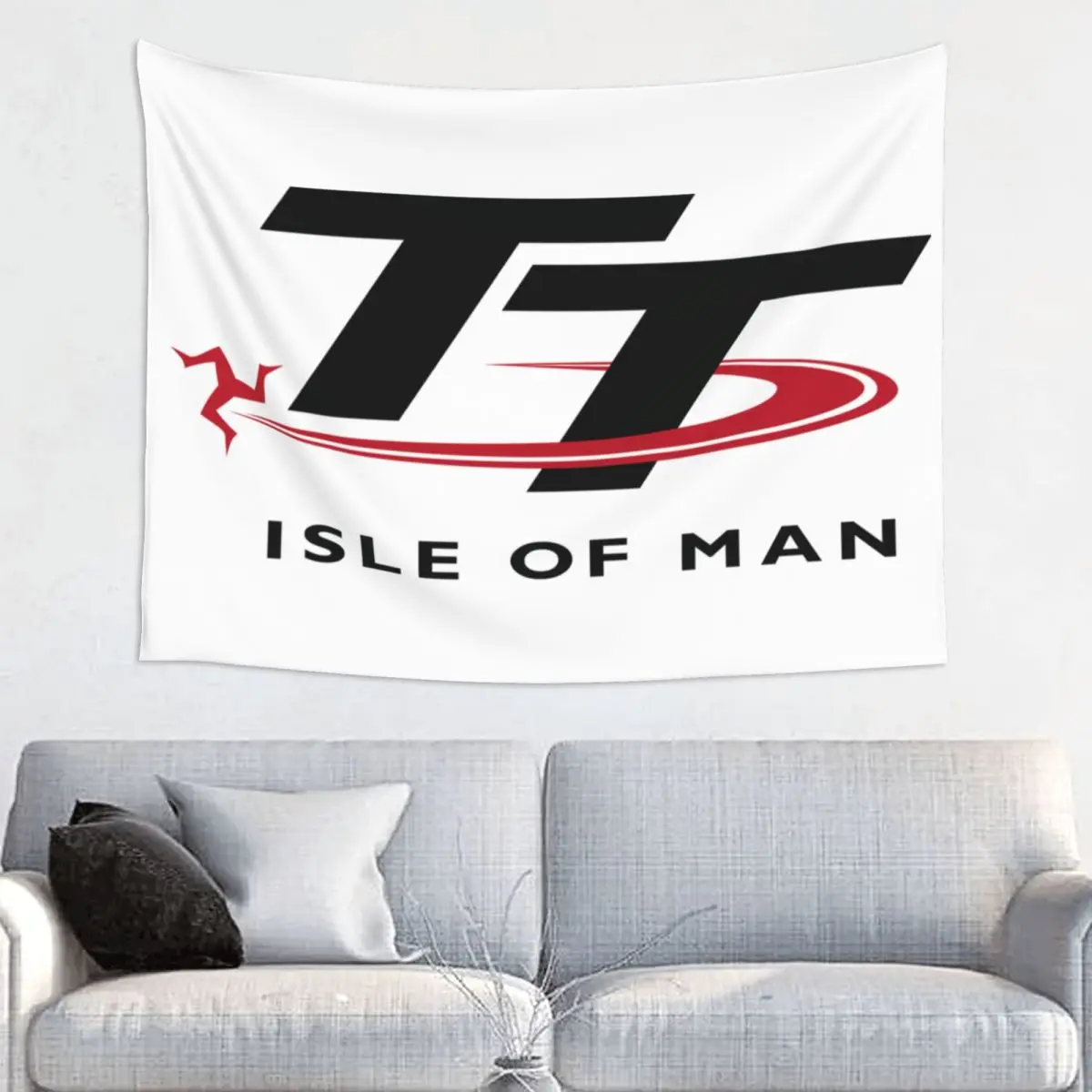 Гобелен Isle Of Man TT Races, висящий на стене для гостиной, гобелены для спортивных мотоциклов в стиле хиппи, декор комнаты