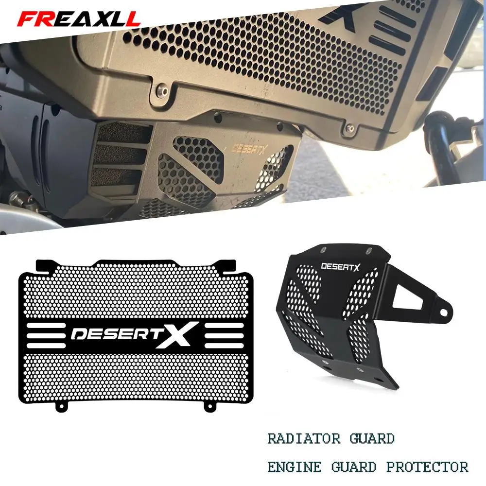 Для DUCATI DESERT X 2022 2023 Защита радиатора DESERTX Защитная крышка решетки радиатора Защита решетки двигателя Протектор