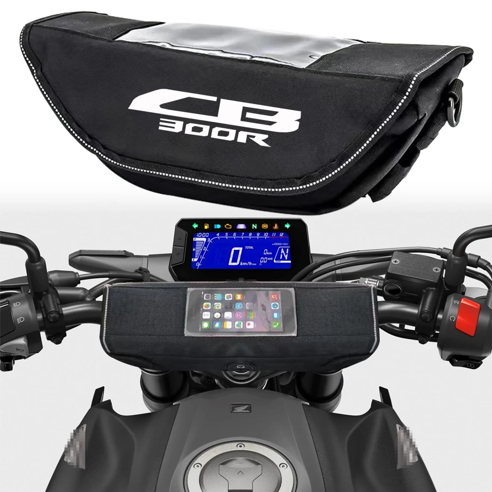 Для Honda CB300R CB300R CB300R Мотоциклетный руль Водонепроницаемая сумка Дорожная сумка Сумка для хранения Экран GPS