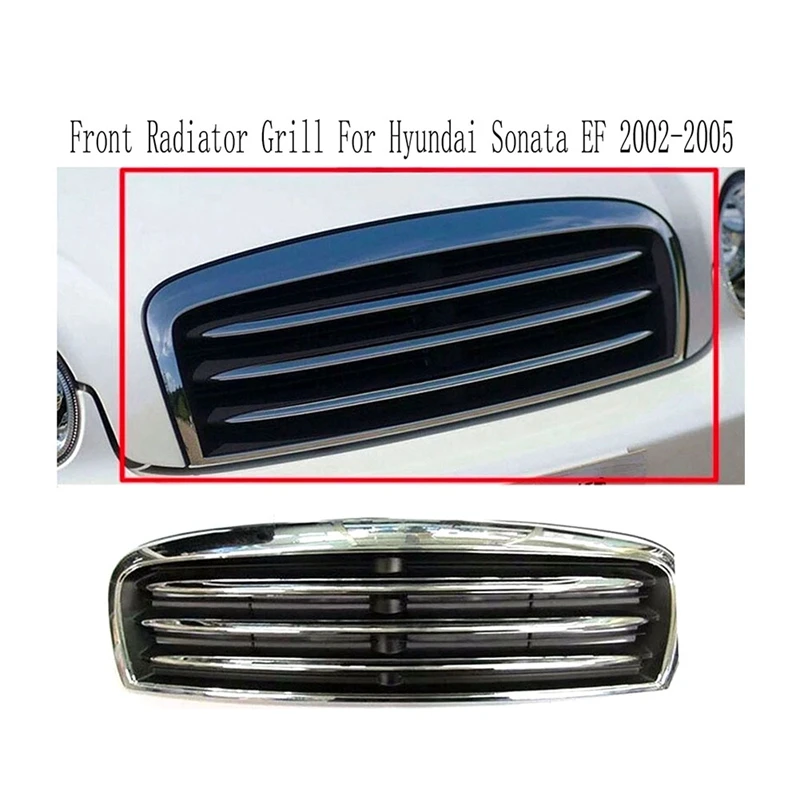 Для Hyundai Sonata EF 2002-2005 Аксессуары для решетки радиатора Переднего капота 863503D100 86350-3D100