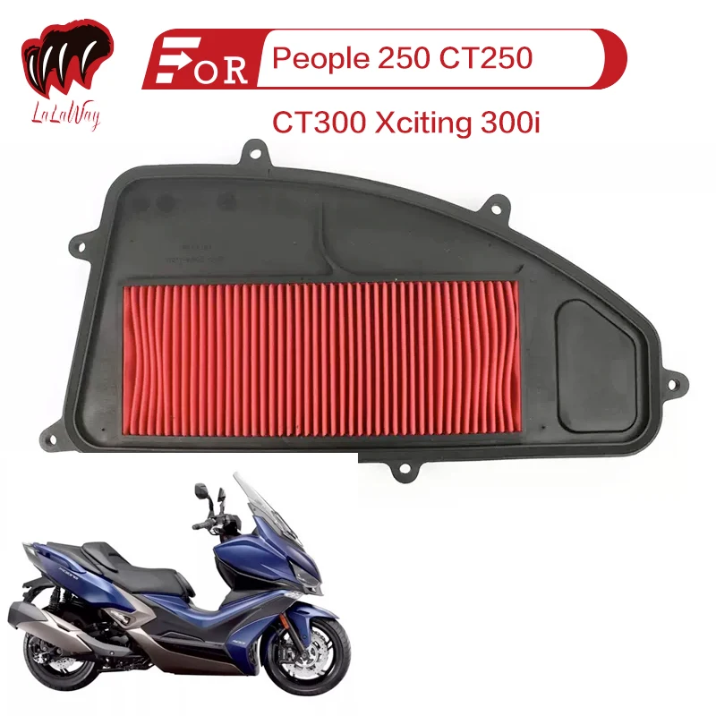 Для KYMCO People 250 CT250 CT300 Xciting 300i Воздушный фильтр для скутера мотоцикла Очиститель воздухозаборника мотоцикла