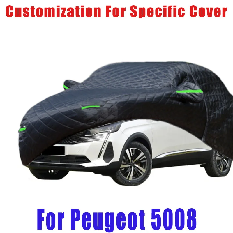 Для Peugeot 5008 защитная крышка от града, автоматическая защита от дождя, защита от царапин, защита от отслаивания краски, защита автомобиля от снега