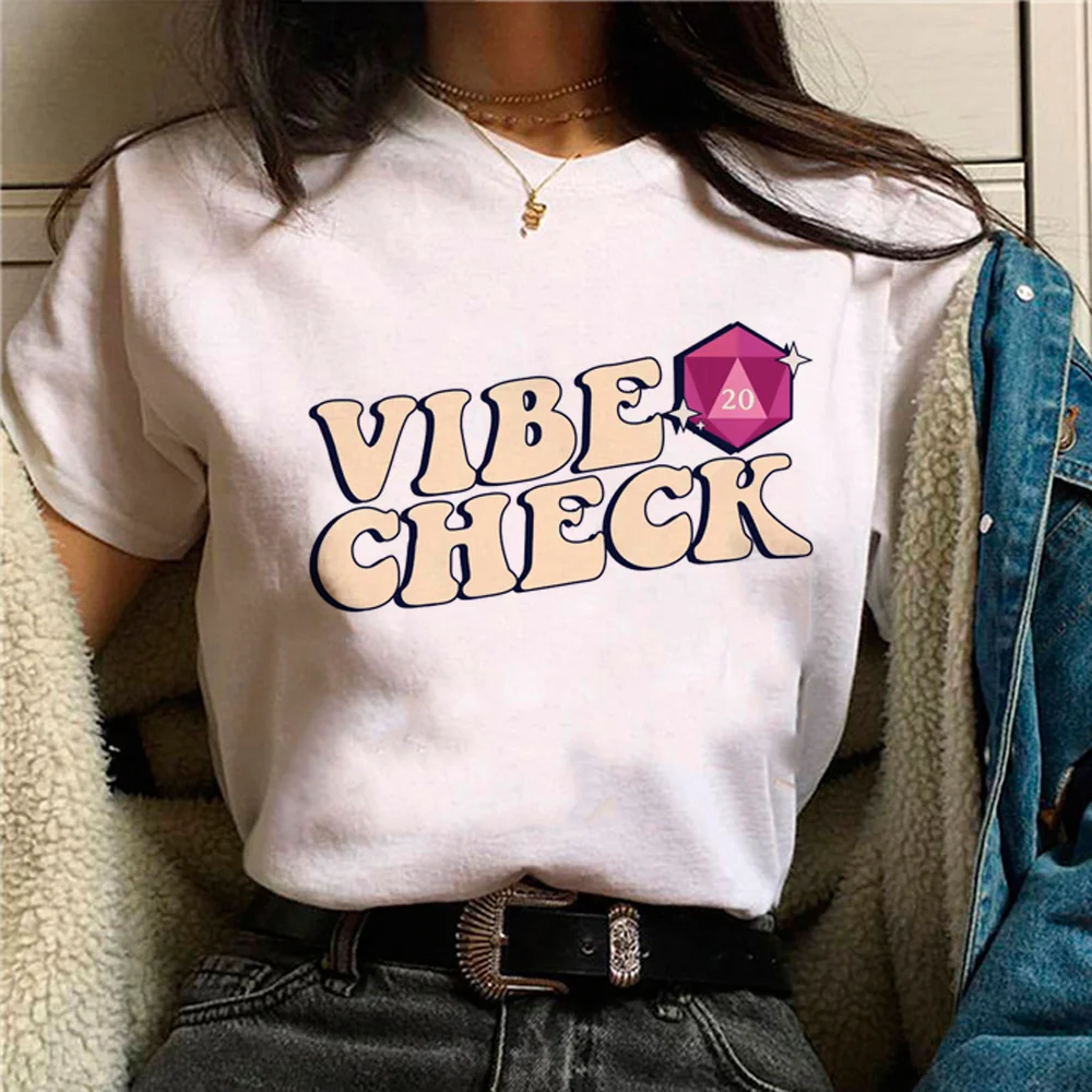 Женская футболка Vibe с японской мангой, забавная футболка с графическим рисунком для девочек