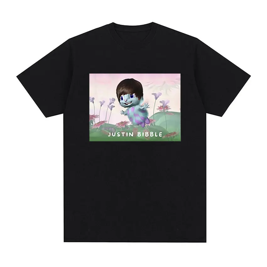 Забавная футболка с изображением мема Джастина Биббла, мужские и женские футболки с круглым вырезом, Летние повседневные хлопковые топы, одежда, футболка
