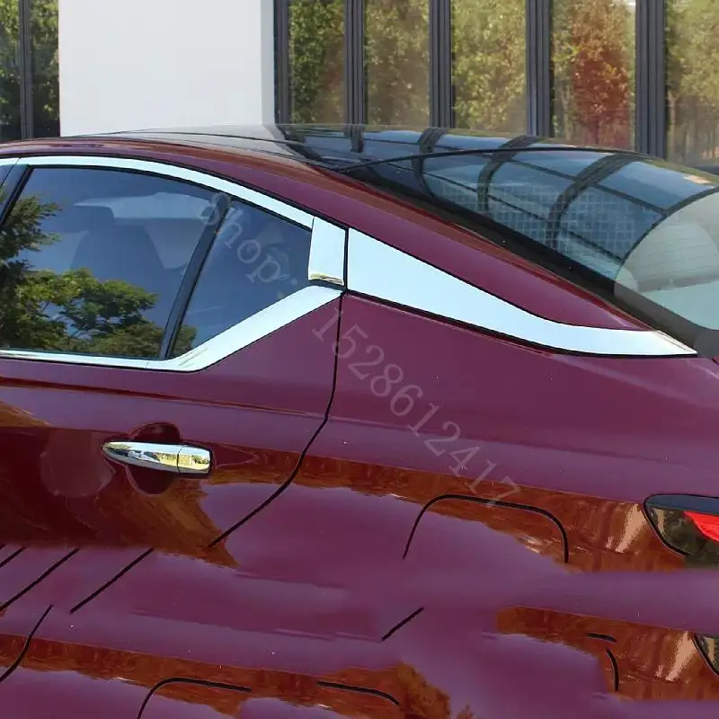 Задний спойлер, Крыло, Боковое стекло, Треугольная накладка, накладка из АБС-пластика, Автоаксессуары для Nissan Altima 2019 2020-2022, Аксессуары