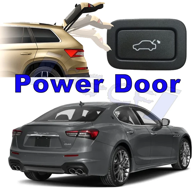 Задняя дверь автомобиля с электроприводом, задняя дверь, амортизатор стойки багажника, привод громкой связи, опоры для электрических опор Maserati Ghibli M157