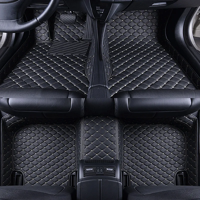 Изготовленные На Заказ Кожаные Автомобильные Коврики Для Peugeot 301 2014-2018 Автоаксессуары Tapete Automotivo Para Carro Для Укладки Интерьера