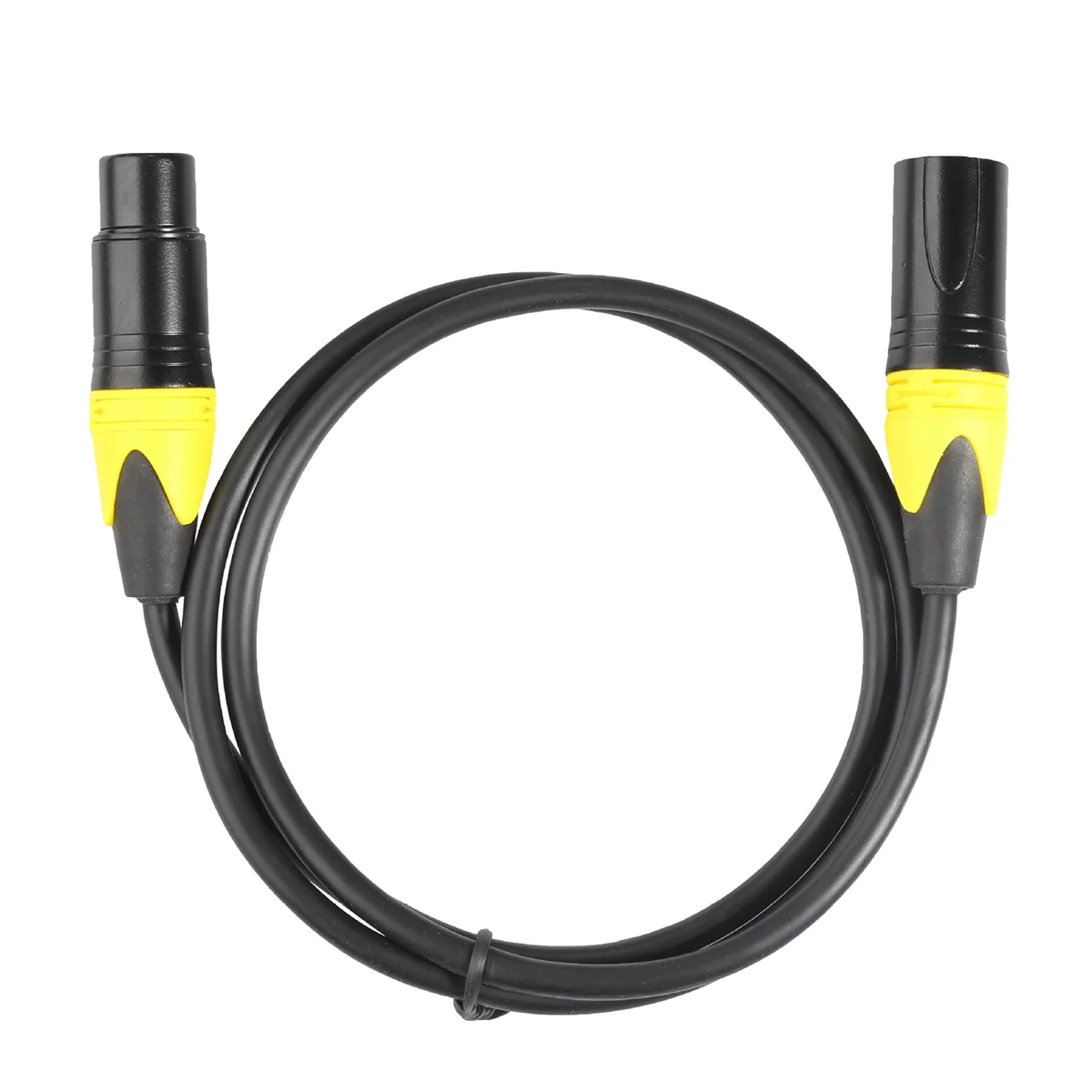 Кабель XLR, кабель аудиосигнала от мужчины к женщине, микрофон Canon Balanced XLR Karon, 3-контактный кабель XLR, 10 футов желтого цвета