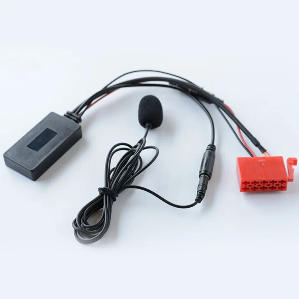 Кабельный Аудиоадаптер Длиной 27 СМ, Совместимый с Кабелем Красного и черного Цветов Беспроводной Carplay Для Mercedes-Benz W124 W140