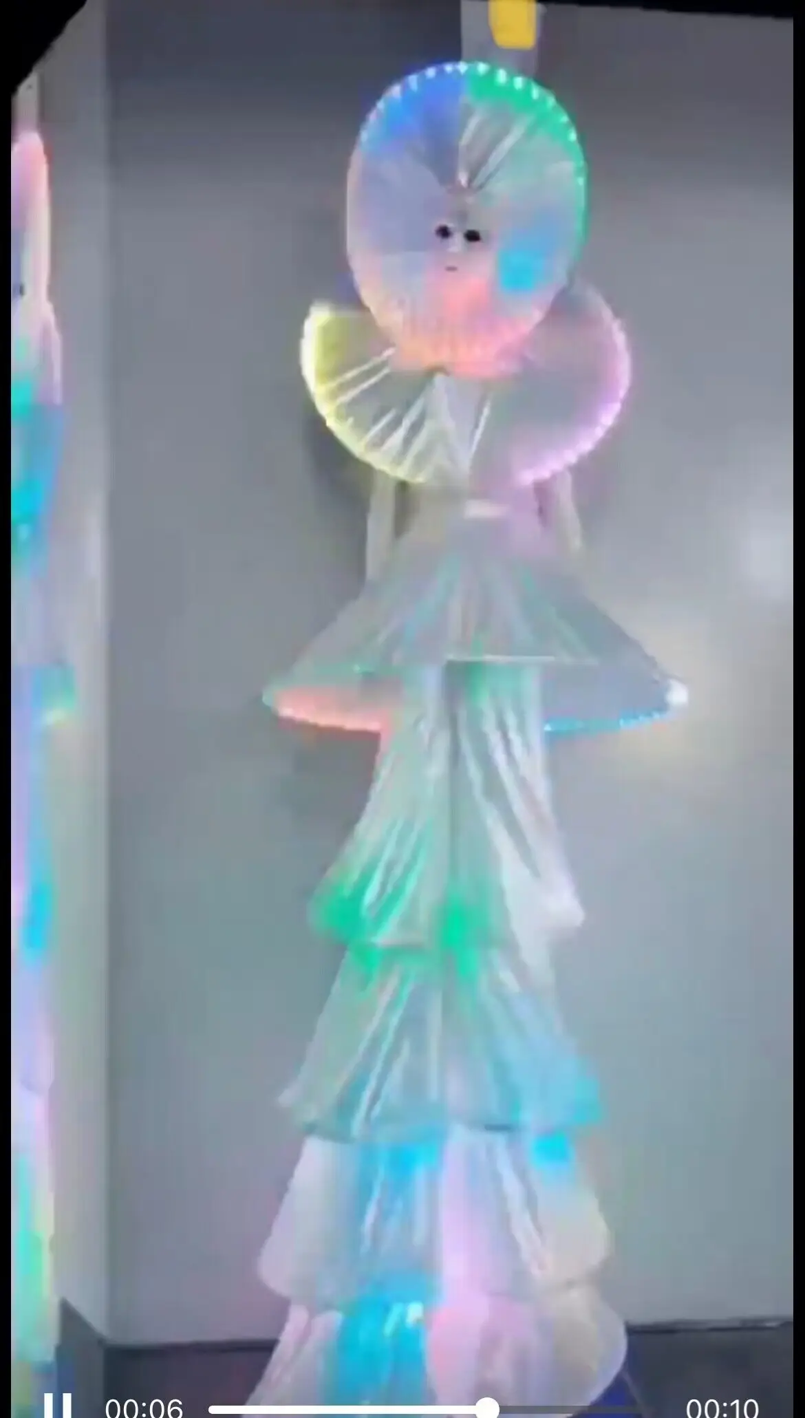 Карнавальный костюм для ходунков на ходулях со светодиодной подсветкой Музыкальный фестиваль Шоу талантов Клубная одежда Мероприятие Вечеринка Современные танцевальные костюмы