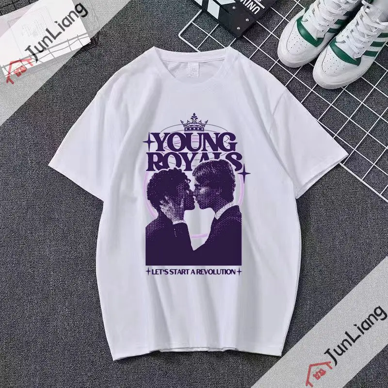 Классическая футболка Young Royal Simon, мужская футболка, забавная футболка с круглым вырезом и коротким рукавом, подарочная креативная одежда
