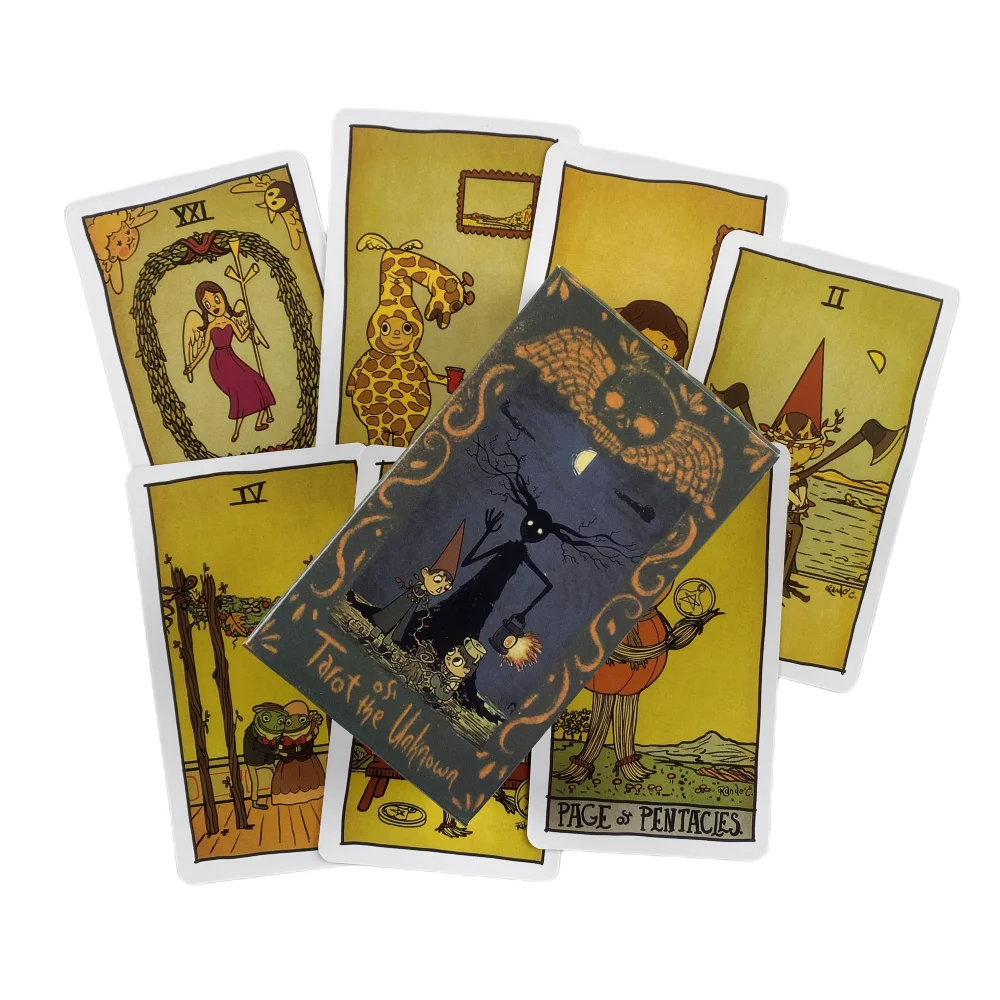 Колода карт Таро Неизвестного, английские версии, Настольная игра Oracle, настольные игры для вечеринки