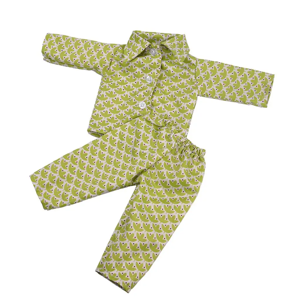 Комплект одежды в пижаме для кукол 18 дюймов