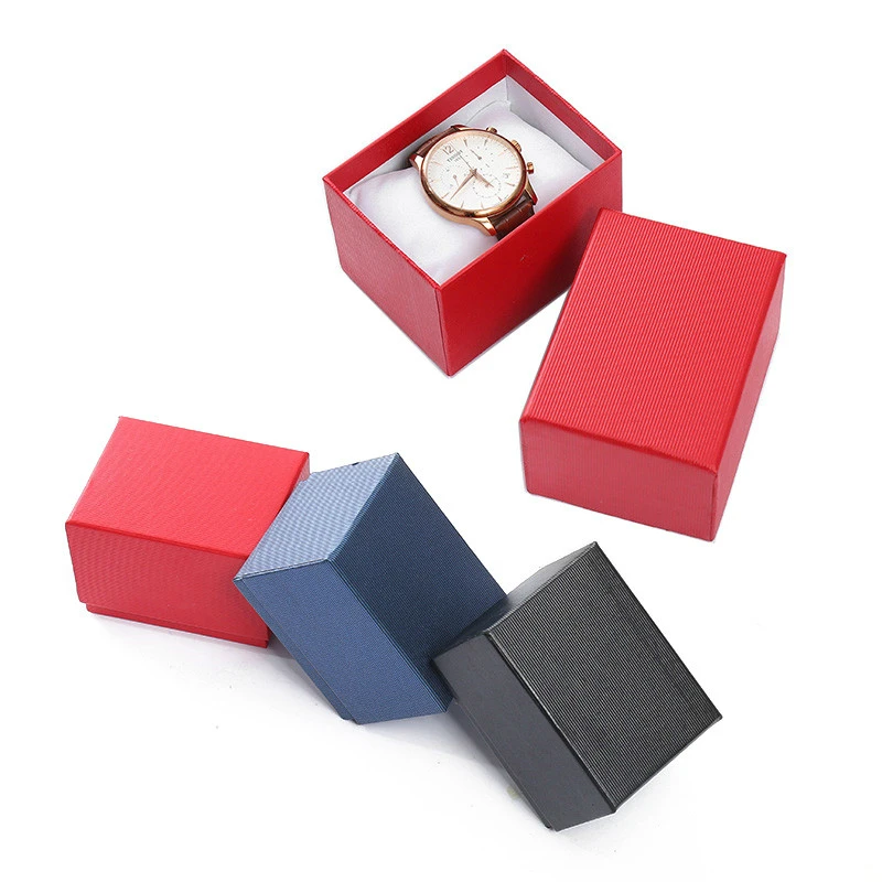 Коробка для подарочной упаковки часов в ювелирном магазине, Коробка для показа браслетов, Коробка для коллекции браслетов с подушкой для дисплея, 3 цвета