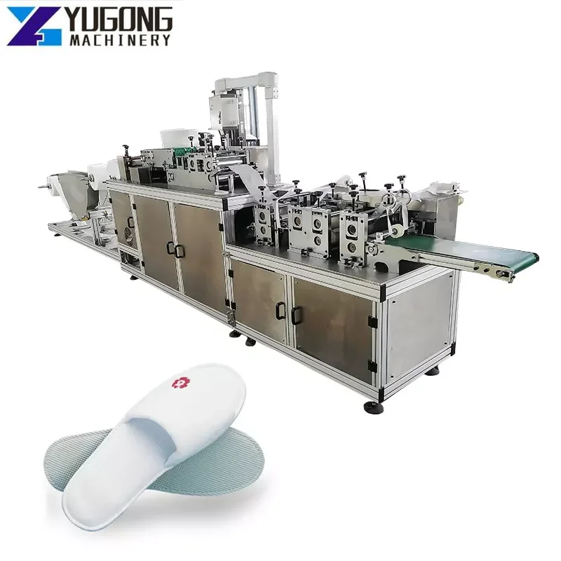 Линия по производству высокочастотных тапочек YG Печатная машина для изготовления одноразовых роскошных гостиничных тапочек