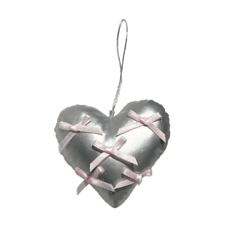 Милая подвеска на ремешке для телефона с бантом в виде 3D сердца для модных людей, прямая поставка