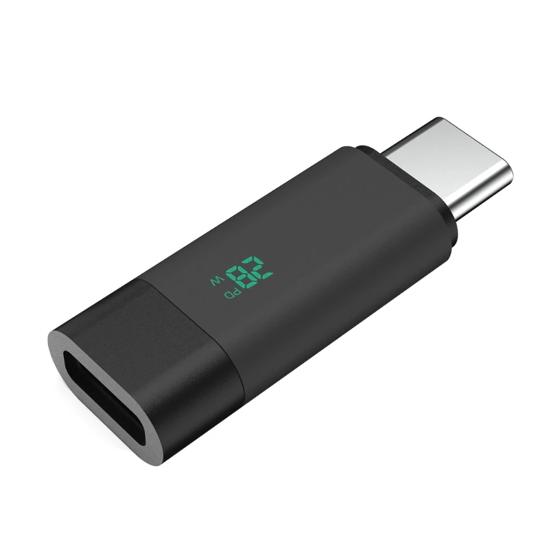 Модернизированный адаптер USB C к USB C, высокоскоростная передача данных, адаптер для быстрой зарядки, разъем USB C от розетки к разъему USB C.