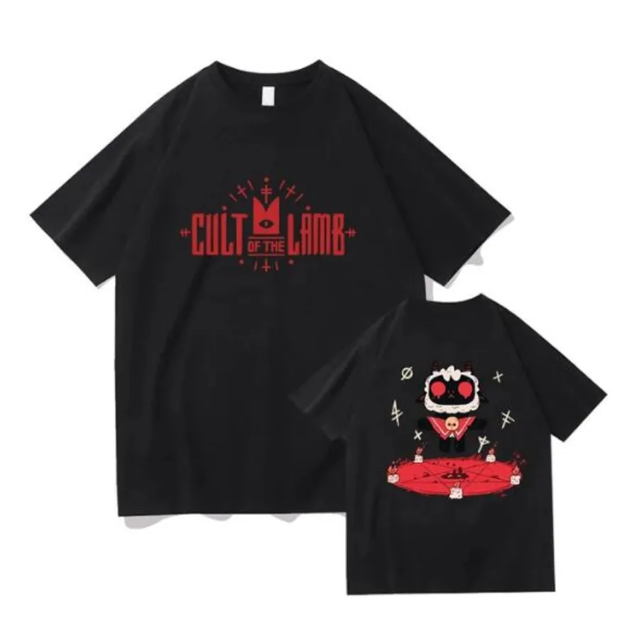 Мужская футболка Fashion Cult of The Lamb, Забавная футболка, Мужская Летняя Повседневная Мужская футболка, Хипстерская футболка в стиле Хип-хоп, Homme, Уличная одежда
