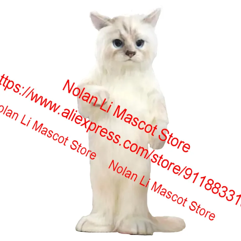 Недавно настроенная роскошная одежда-талисман кота, Мультяшный набор, реквизит для ролевых фильмов, представление, рекламная игра Для взрослых Размер 170