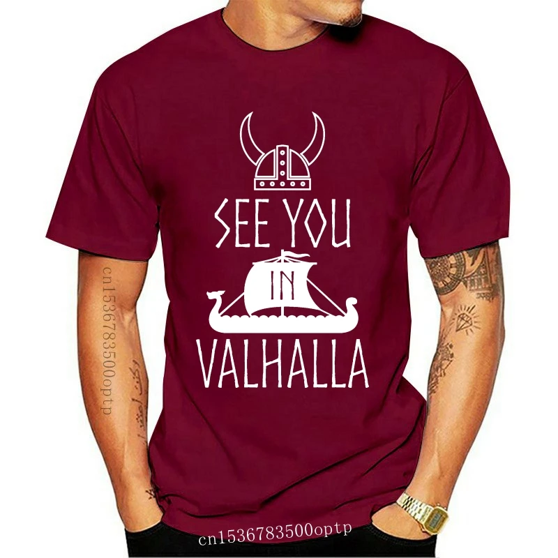 Новая мужская забавная футболка с викингами, сериал 