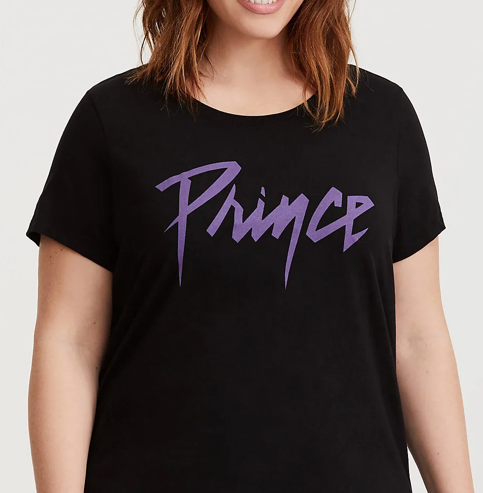 Новая официальная футболка с логотипом Torrid PRINCE PURPLE RAIN для женщин и девочек больших размеров