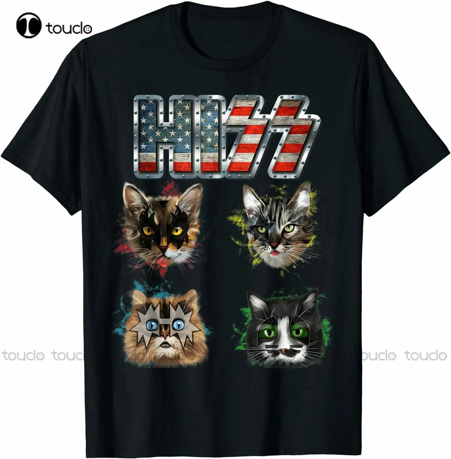 Новое Лимитированное Забавное Шипение Funny Cats Cute Cat Lover Идея Премиум-подарка Kiss Футболка S-3Xl Зеленая Футболка Custom Aldult Teen Unisex