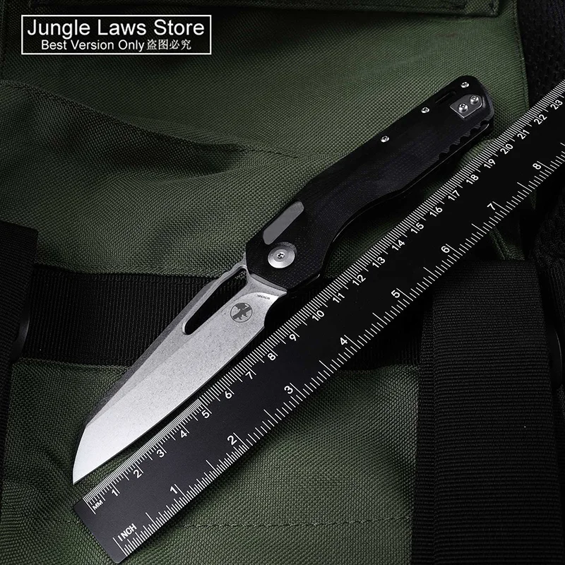 Ножи MSI Knives MICRO FOLDING TECH Knife RAM-LOK Stonewash M390 С Полимерным лезвием EDC Для Самообороны, Военные Карманные Ножи Best Ver A157