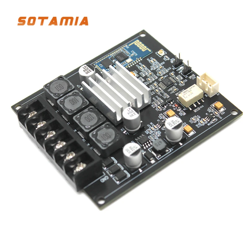Плата усилителя Bluetooth SOTAMIA TPA3116 Qualcomm QCC3034 Power Amplify Audio Amp APTX-HD Stereo Sound Amplificador 50Wx2