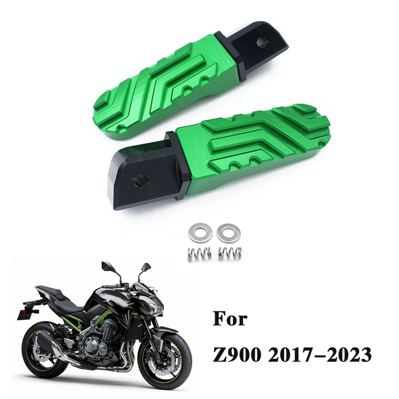 Подножка для ног заднего пассажира Подножки Педали Аксессуары для мотоциклов Kawasaki Z900 Z650 2017-2023 Z750 Z800