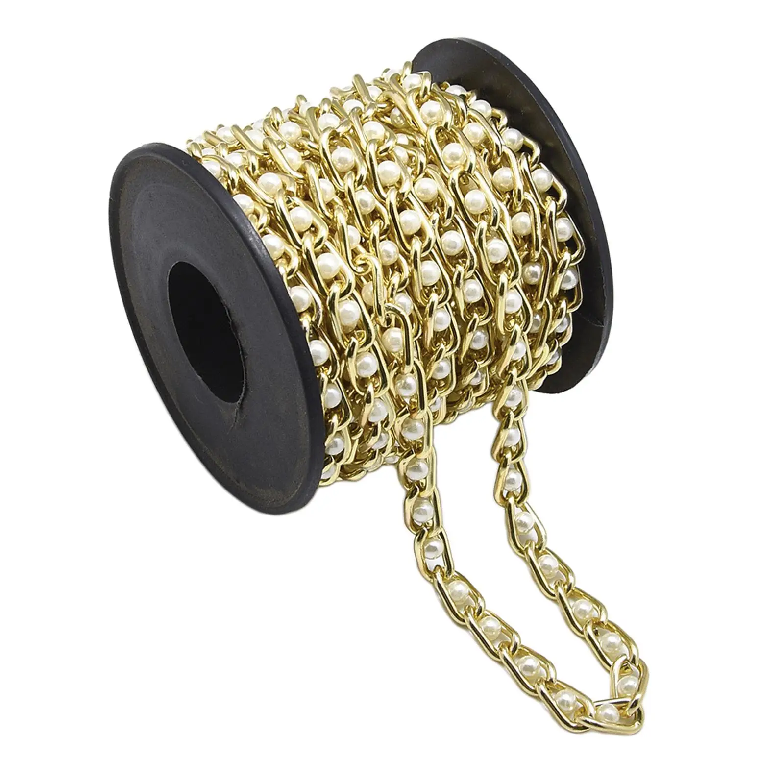 Позолоченный свободный жемчужный кабель-цепочка для изготовления ювелирных изделий DIY ожерелье браслеты