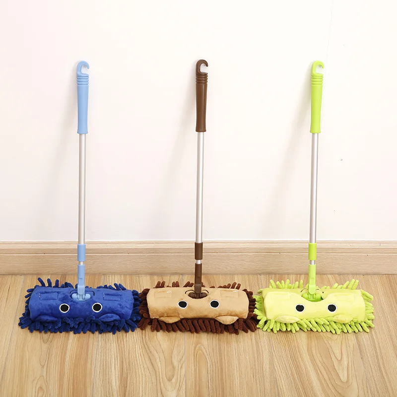 Портативные мини-швабры и веники для уборки для детей и младенцев - Идеально подходят для вытирания пыли и уборки - Игрушки для чистки